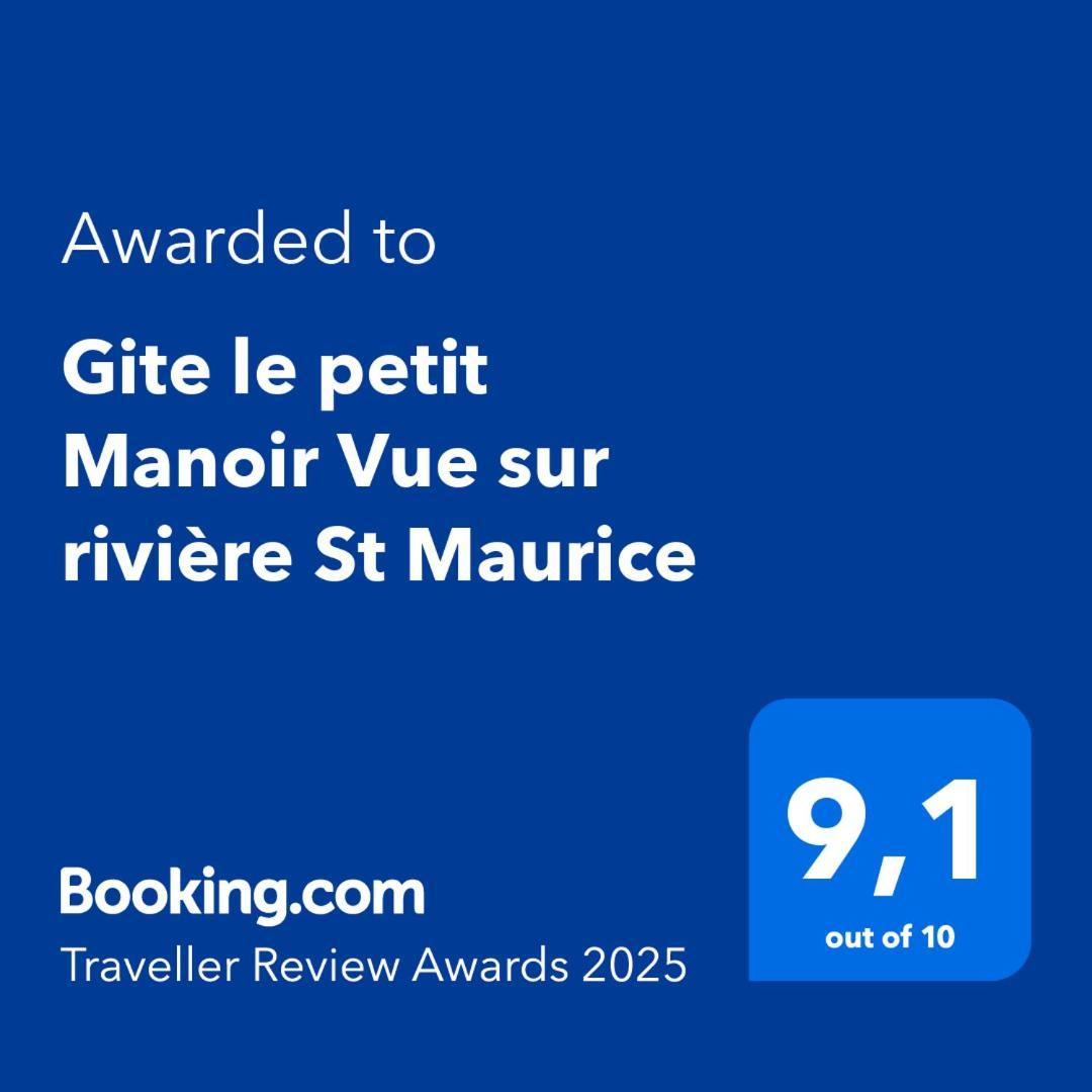 Grandes Piles Le Petit Manoir Spa Et Vue Sur Riviere St Maurice المظهر الخارجي الصورة